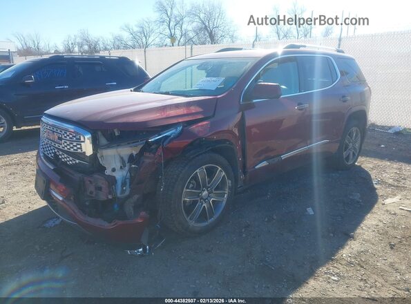 1GKKNXLS2HZ262260 2017 GMC ACADIA Красный Передняя левая четверть