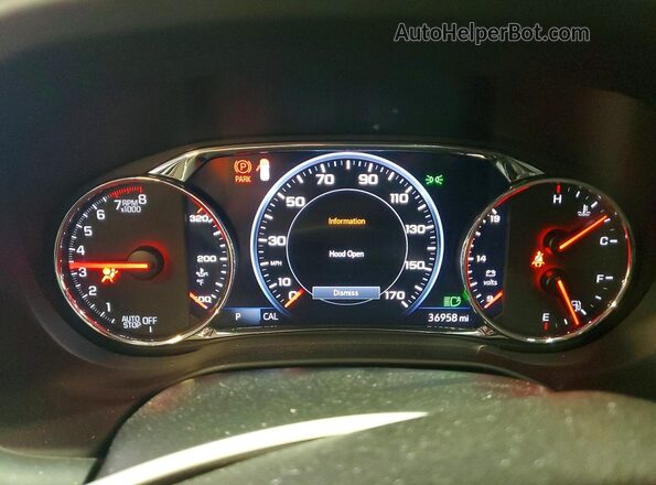 1GKKNXLS3MZ104231 2021 GMC ACADIA Черный Вид щитка приборов