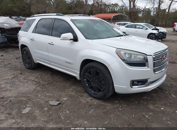 1GKKRTKD0GJ238407 2016 GMC ACADIA Белый Передняя правая четверть