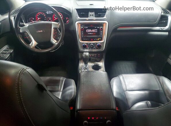 1GKKVRKD0GJ345309 2016 GMC ACADIA Серебряный Вид панели приборов