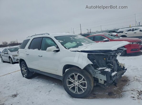 1GKKVRKD3GJ104473 2016 GMC ACADIA Белый Передняя правая четверть