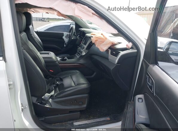 1GKS2GKC5JR161027 2018 GMC YUKON White Widok wnętrza z przodu