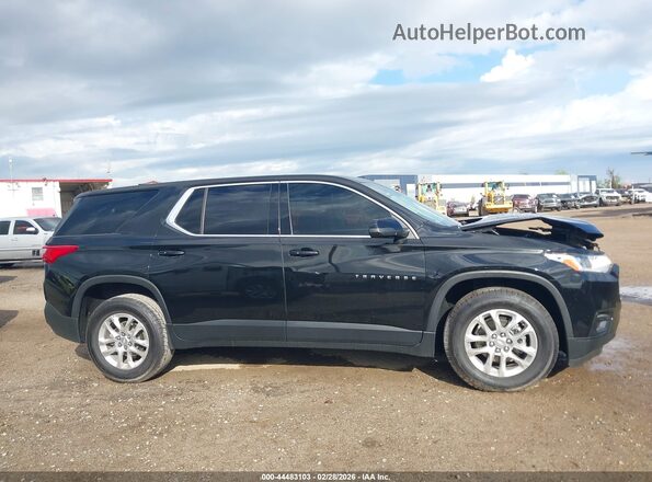 1GNERFKW0MJ119965 2021 CHEVROLET TRAVERSE Черный Вид задней части салона