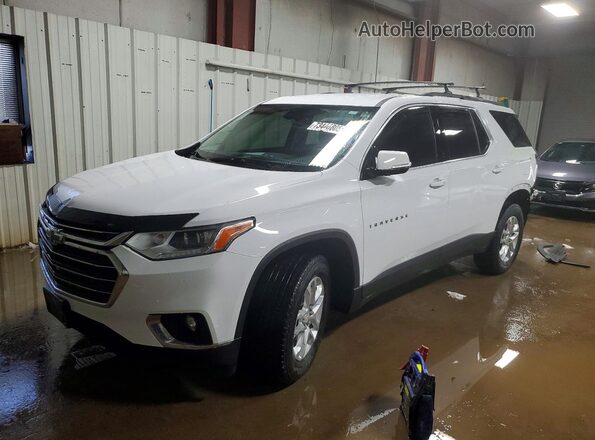 1GNERGKW4KJ140403 2019 CHEVROLET TRAVERSE White Передня ліва чверть