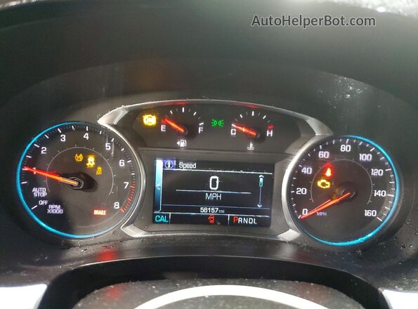1GNERGKW4KJ140403 2019 CHEVROLET TRAVERSE White Вид щитка приладів