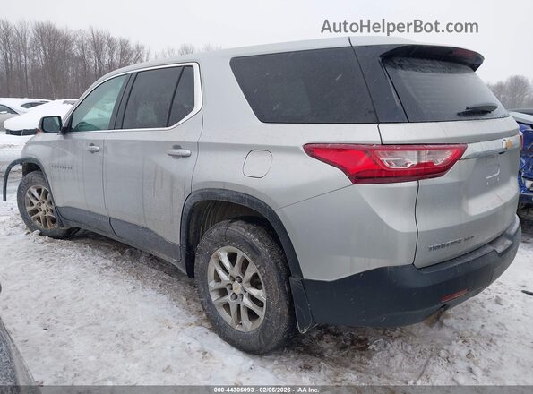 1GNEVFKW8MJ249357 2021 CHEVROLET TRAVERSE Серебряный Задняя левая четверть