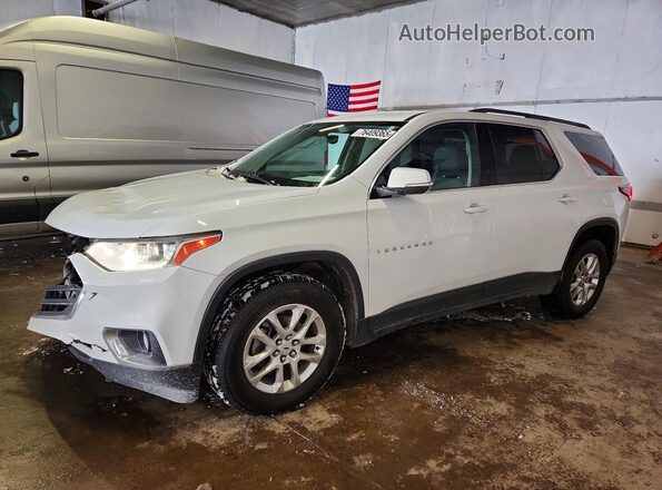 1GNEVGKW2KJ256792 2019 CHEVROLET TRAVERSE Белый Передняя левая четверть