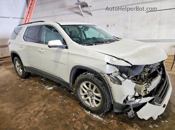 1GNEVGKW2KJ256792 2019 CHEVROLET TRAVERSE Белый Передняя правая четверть