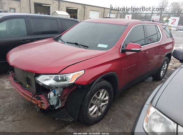 1GNEVGKW2KJ285077 2019 CHEVROLET TRAVERSE Red Przód lewy
