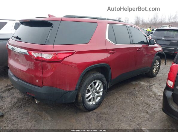 1GNEVGKW2KJ285077 2019 CHEVROLET TRAVERSE Red Tył prawy
