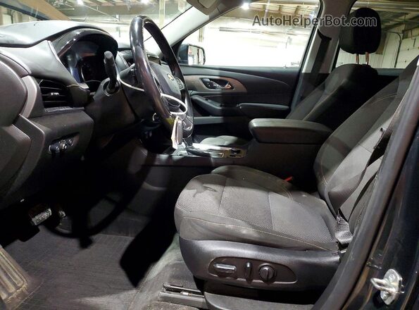 1GNEVGKW4KJ100642 2019 CHEVROLET TRAVERSE Серый Вид салона спереди