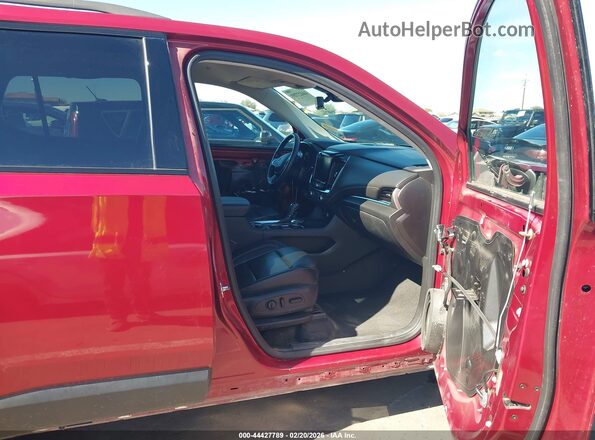 1GNEVJKW4LJ249275 2020 CHEVROLET TRAVERSE Красный Вид салона спереди