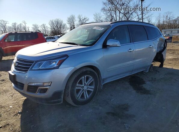 1GNKVGKDXHJ101174 2017 CHEVROLET TRAVERSE Серебряный Передняя левая четверть