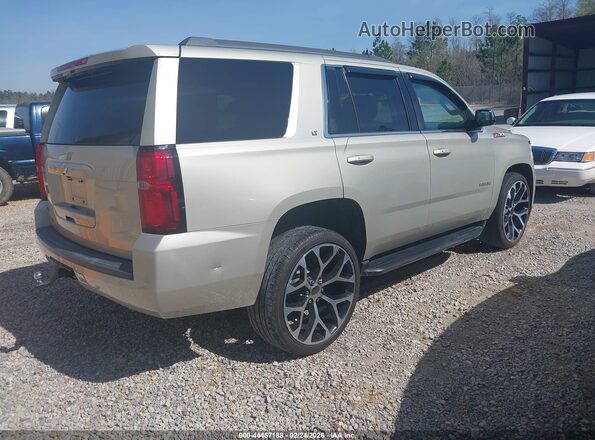 1GNSCBKC7GR401075 2016 CHEVROLET TAHOE Кремовый Задняя правая четверть