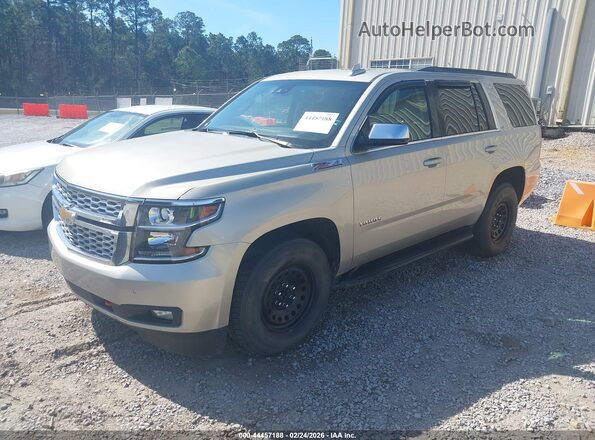 1GNSCBKC7GR401075 2016 CHEVROLET TAHOE Кремовый Передняя левая четверть