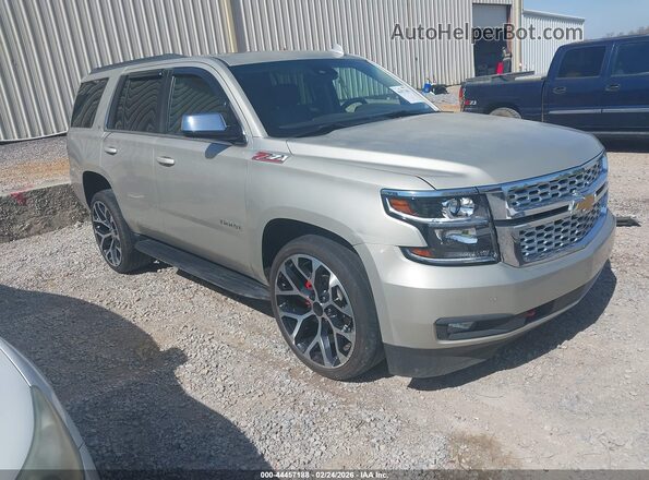 1GNSCBKC7GR401075 2016 CHEVROLET TAHOE Кремовый Передняя правая четверть