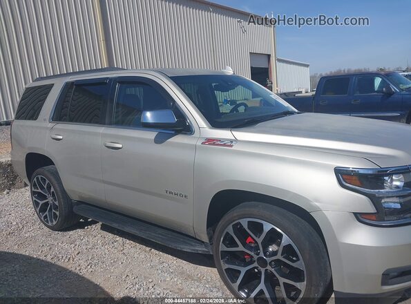 1GNSCBKC7GR401075 2016 CHEVROLET TAHOE Кремовый Вид задней части салона