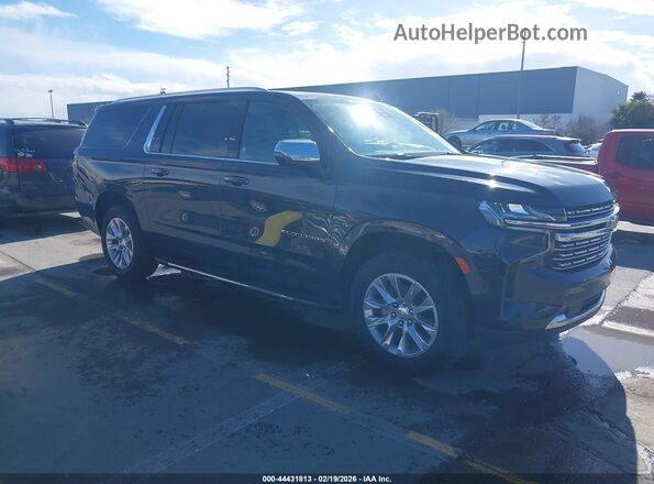 1GNSCFKD1PR135729 2023 CHEVROLET SUBURBAN Черный Передняя правая четверть