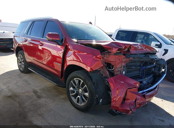 1GNSCMKDXRR168347 2024 CHEVROLET TAHOE Red Delantero derecho