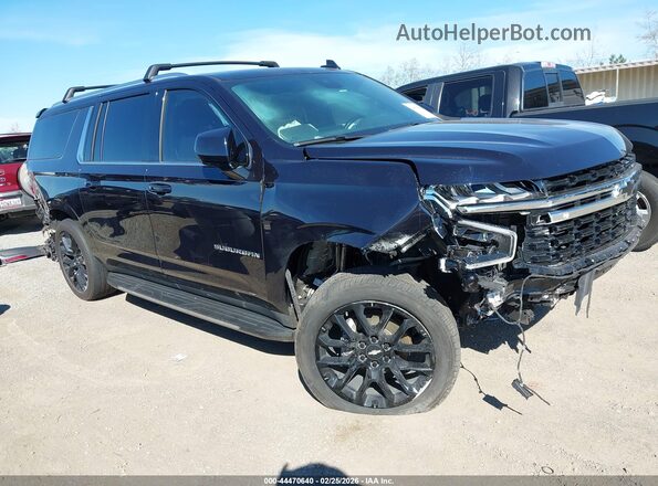 1GNSKBED3PR270959 2023 CHEVROLET SUBURBAN Dark Blue Передняя правая четверть