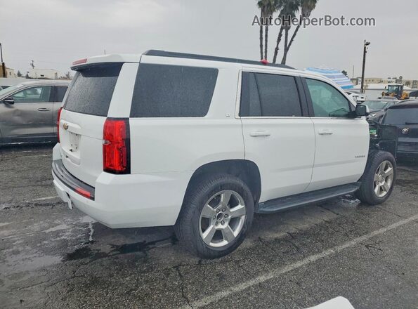 1GNSKBKC0HR316552 2017 CHEVROLET TAHOE Белый Задняя правая четверть