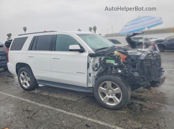 1GNSKBKC0HR316552 2017 CHEVROLET TAHOE Белый Передняя правая четверть
