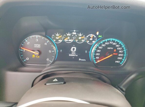 1GNSKBKC0HR316552 2017 CHEVROLET TAHOE Белый Вид щитка приборов