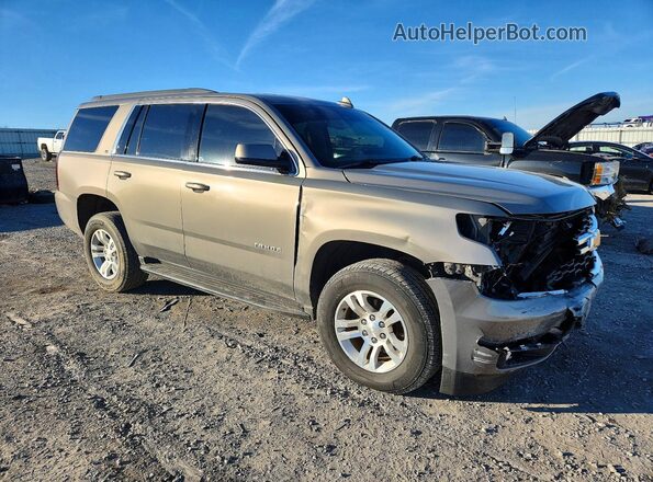 1GNSKBKC1JR401423 2018 CHEVROLET TAHOE Серый Передняя правая четверть