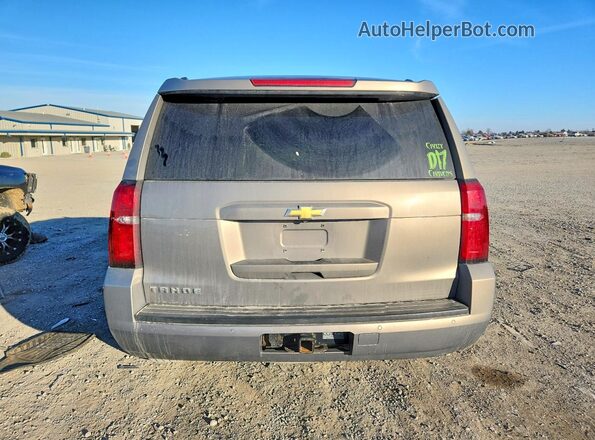 1GNSKBKC1JR401423 2018 CHEVROLET TAHOE Серый Вид сзади