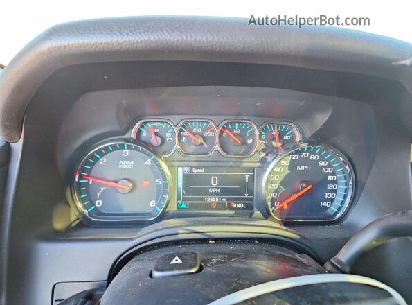 1GNSKBKC1JR401423 2018 CHEVROLET TAHOE Серый Вид щитка приборов