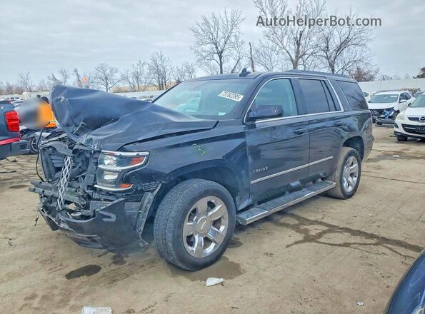 1GNSKBKC5HR264223 2017 CHEVROLET TAHOE Черный Передняя левая четверть