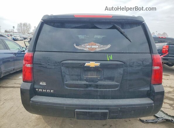 1GNSKBKC5HR264223 2017 CHEVROLET TAHOE Черный Вид сзади