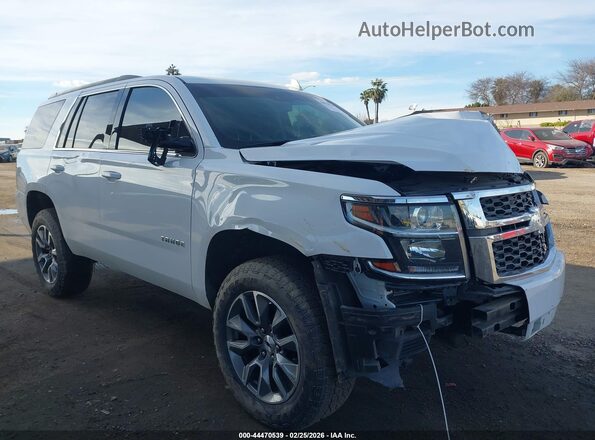 1GNSKBKC6LR114761 2020 CHEVROLET TAHOE Белый Передняя правая четверть