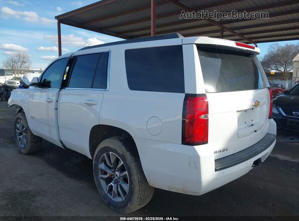 1GNSKBKC6LR114761 2020 CHEVROLET TAHOE Белый Задняя левая четверть