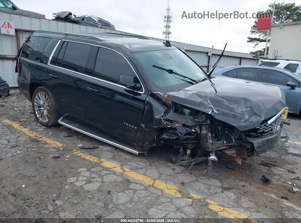 1GNSKBKC6LR308707 2020 CHEVROLET TAHOE Черный Передняя правая четверть