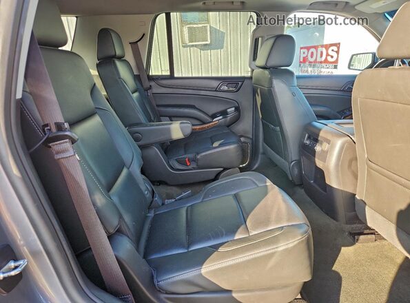1GNSKCKC7JR245331 2018 CHEVROLET TAHOE Silver Widok wnętrza z tyłu