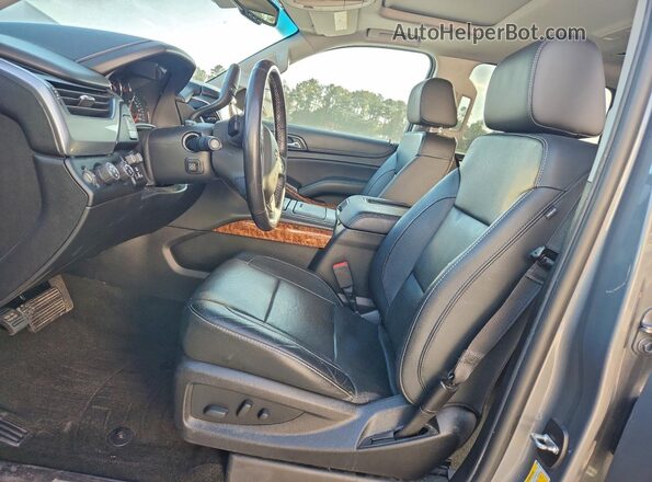 1GNSKCKC7JR245331 2018 CHEVROLET TAHOE Silver Widok wnętrza z przodu