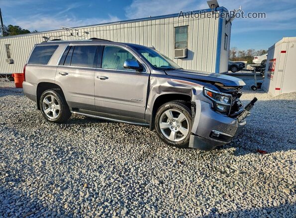 1GNSKCKC7JR245331 2018 CHEVROLET TAHOE Silver Przód prawy