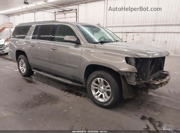 1GNSKGEC4HR349840 2017 CHEVROLET SUBURBAN Желто-коричневый Передняя правая четверть
