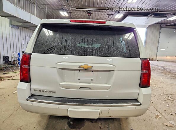 1GNSKJKC9GR274875 2016 CHEVROLET SUBURBAN Белый Вид сзади
