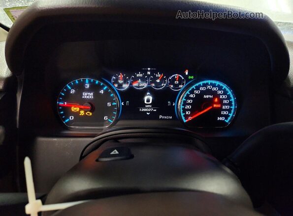 1GNSKJKC9GR274875 2016 CHEVROLET SUBURBAN Белый Вид щитка приборов