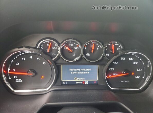 1GNSKLED0PR436067 2023 CHEVROLET TAHOE Серебряный Вид щитка приборов