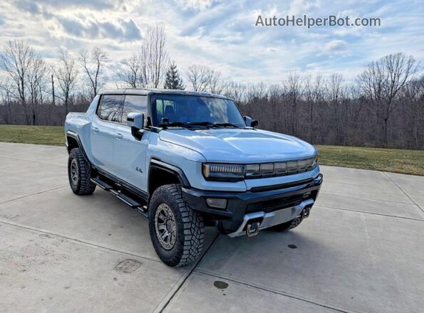 1GT10DDB3RU104561 2024 GMC HUMMER Синий Передняя левая четверть