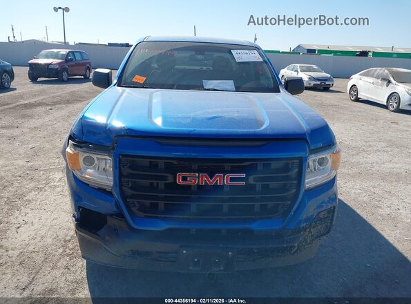 1GTG5BEN2M1206095 2021 GMC CANYON Синий Вид щитка приборов