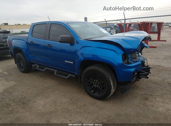 1GTG5BEN6M1276571 2021 GMC CANYON Blue Передня права чверть
