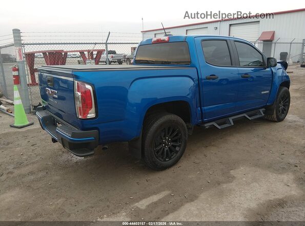 1GTG5BEN6M1276571 2021 GMC CANYON Blue Задня права чверть