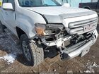 2017 Gmc Canyon Sle Белый vin: 1GTG6CENXH1283497