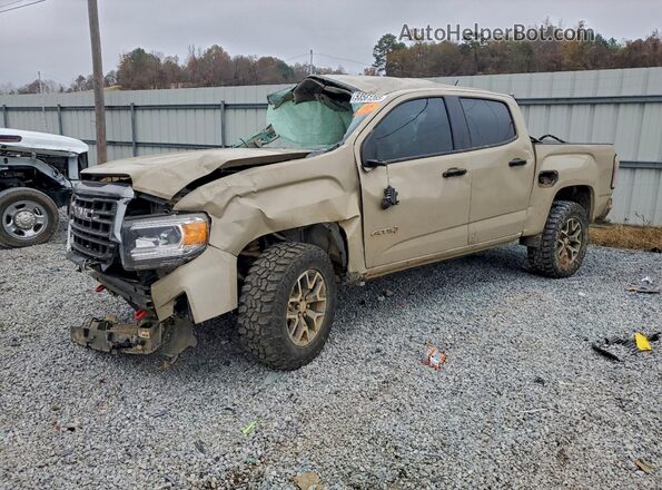 1GTG6FEN3M1152925 2021 GMC CANYON Желто-коричневый Передняя левая четверть