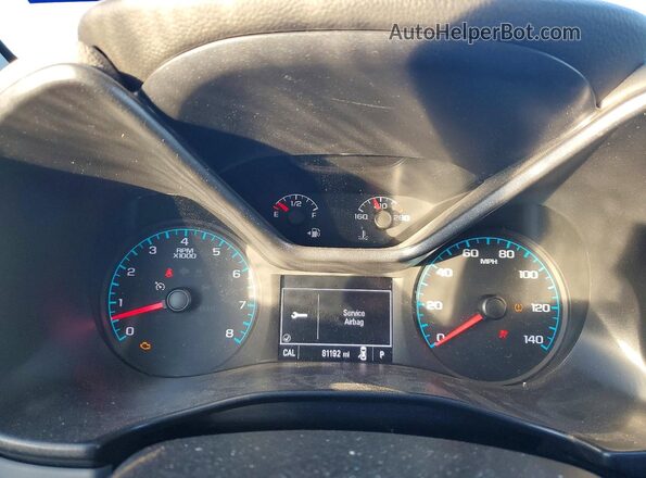 1GTH5BEN0H1259985 2017 GMC CANYON Угольный Вид щитка приборов