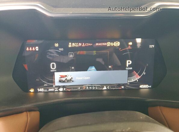 1GTP2DEK6S1201604 2025 GMC CANYON Черный Вид щитка приборов